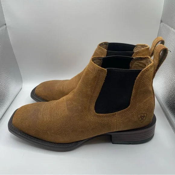 Men’s Ariat Booker Ultra Western Boots Size 8 - Picture 3 of 6